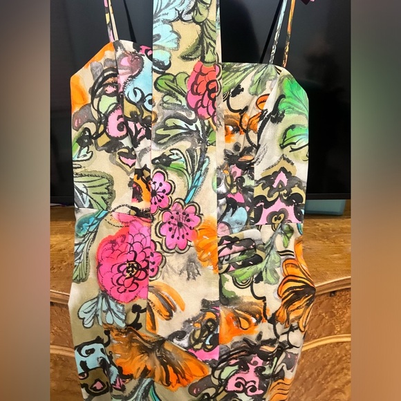 Milly Printed Knee-Length Dress Size Med/8 - Picture 5 of 10